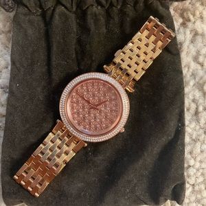 MK Rose gold watch